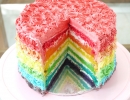 Rainbow Layer Cake | 10 Rainbow Cakes - Tinyme Blog