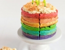 Rainbow Waffles Cake | 10 Rainbow Cakes - Tinyme Blog