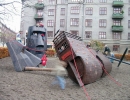 Shipwreck themed playground | 10 Ridiculously Cool Playgrounds Part 3 - Tinyme Blog