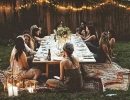 Backyard Dinner Party | 10 Romantic Outdoor Settings - Tinyme Blog