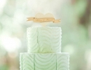 So sweet mint green and orange ombré cake | 10 Simply Sweet Cakes - Tinyme Blog