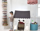 Adorable little playhouse | 10 Snuggly Reading Nooks - Tinyme Blog