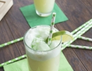 Enchanting Lime Sherbet Floats | 10 St. Patricks Day Lucky Food Ideas - Tinyme Blog