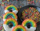 Exciting Rainbow Donuts | 10 St. Patricks Day Lucky Food Ideas - Tinyme Blog