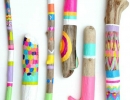 Decorative painted sticks | - Tinyme Blog