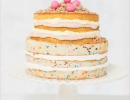 Beautiful layered cake with sprinkles | 10 Super Sprinkles Cakes - Tinyme Blog