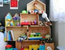 Wooden boxes makes the toys stand out more | 10 Super Stylish Storage Ideas for Kids Rooms - Tinyme Blog