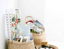 Adorable freckled fox big basket storage | 10 Super Stylish Storage Ideas for Kids Rooms - Tinyme Blog