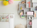 Stylish pastel Scandinavian nursery | 10 Sweet Girls Nurseries - Tinyme Blog