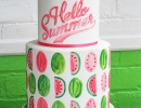 Fun fruity watermelon cake | 10 Sweet Summery Cakes - Tinyme Blog