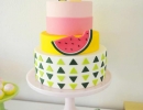 Colorful fruit cactus birthday cake | 10 Sweet Summery Cakes - Tinyme Blog