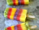Cool off with these delicious multi-colored frozen fruity pops | 10 Sweet Summery Popsicles - Tinyme Blog
