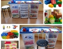 Lego work desk and storage | 10 Terrific Toddler Hacks - Tinyme Blog