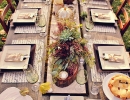 Rustic table settings | 10 Thanksgiving Table Settings - Tinyme Blog
