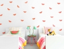 Cute watermelon wallpaper | 10 Tropical Kids Rooms - Tinyme Blog