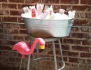 Pretty mind blowing and refreshing flamingo décor | 10 Tropical Party Ideas - Tinyme Blog