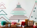 Unique washi tape trees | 10 Unusual Christmas Trees Part 2 - Tinyme Blog