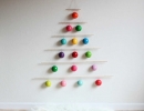 Decorate your home with lovely wooden dowel tree | 10 Unusual Christmas Trees Part 2 - Tinyme Blog