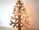 Stunning recycled brown cardboard | 10 Unusual Christmas Trees - Tinyme Blog