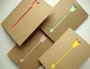 Stunning pastel arrow cards for your special someone | 10 Valentines Day Crafts - Tinyme Blog