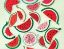 Adorable Watermelon Pot Holders | 10 Watermelon DIY's - Tinyme Blog