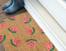 Customized Stamped Watermelon Doormat | 10 Watermelon DIY's - Tinyme Blog