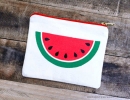Easy and Lovely Watermelon Slice Pouch | 10 Watermelon DIY's - Tinyme Blog