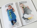 Cute baby photobook | 10 Ways to Document your Baby's 1st Year - Tinyme Blog