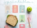 Fun lunch note printables! | 10 Ways to Make Back to School Easy - Tinyme Blog