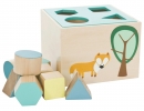 Pretty pastel colors shape sorter | 10 Wondrous Wooden Toys for Kids - Tinyme Blog
