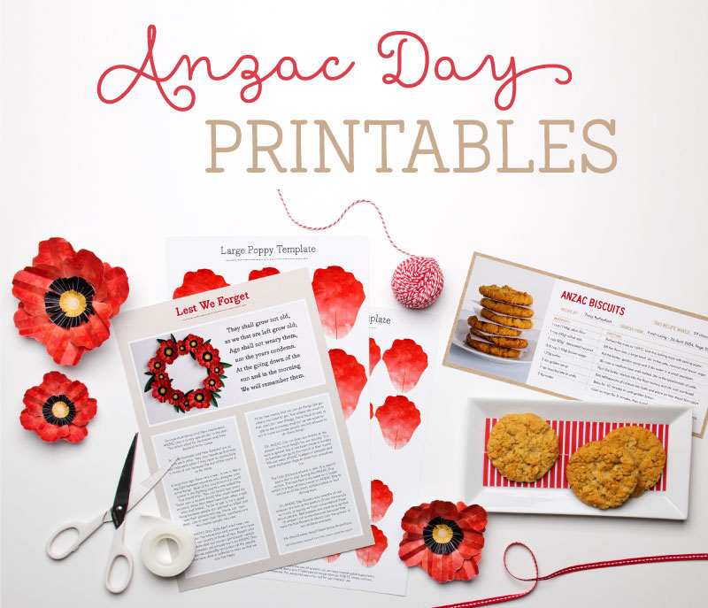 Free Anzac Day Printables Tinyme Blog