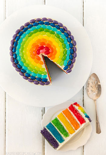 10 Rainbow Cakes