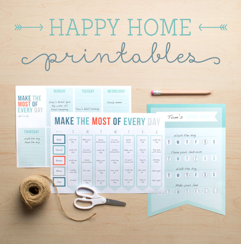 Happy Home Printables