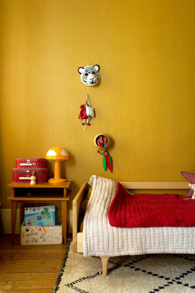 Bright Mustard Room | 10 Lovely Little Boys Rooms Part 5 - Tinyme Blog