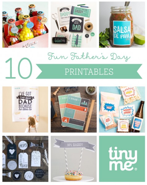 10 Fun Father's Day Printables - Tinyme Blog