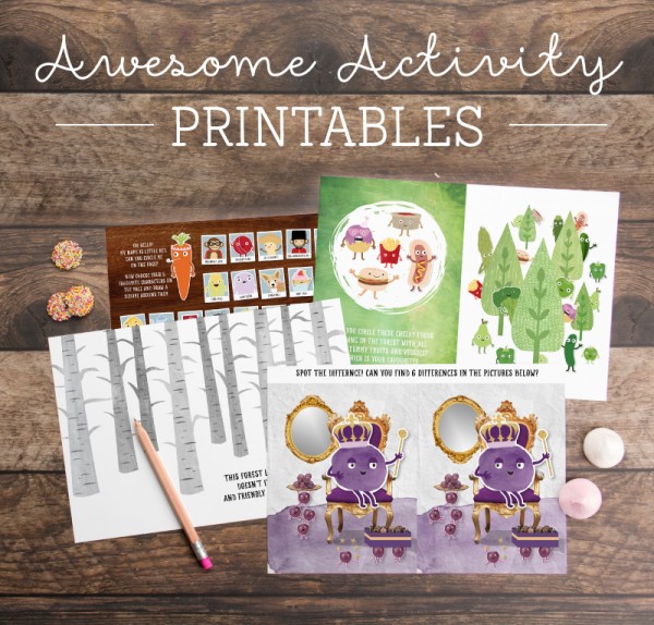 Awesome Activity Sheet Printables - Tinyme Blog