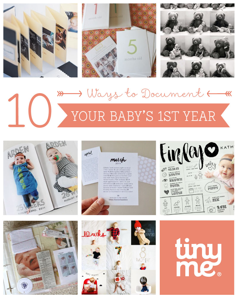 10 Ways to Document your Baby's 1st Year