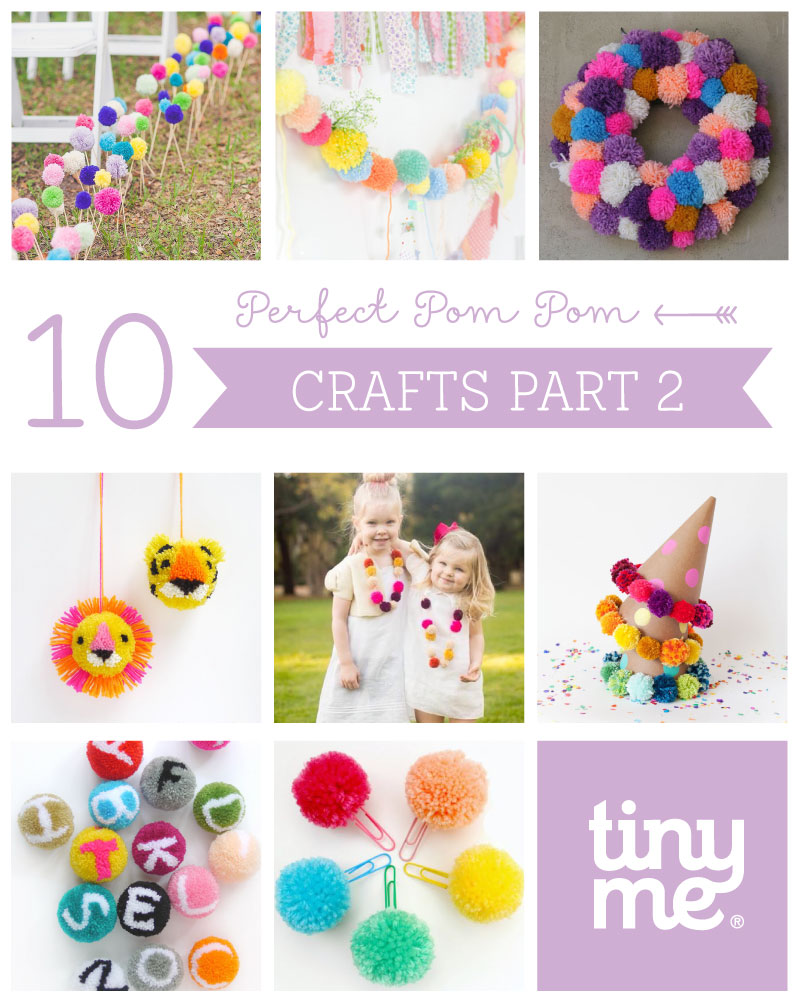 10 Perfect Pom Pom Crafts Part 2