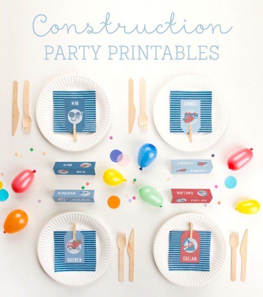 Construction Party Printables - Tinyme Blog