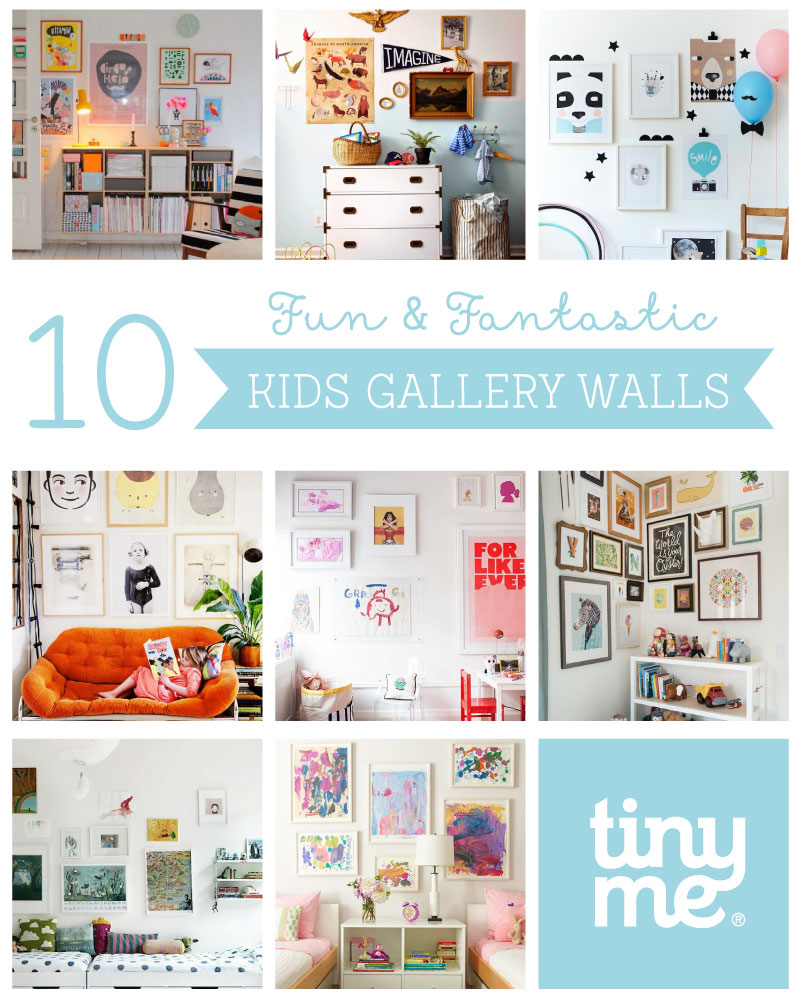 10 Kids Gallery Walls