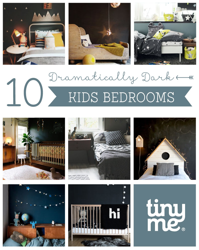 10 Dramatically Dark Kids Rooms