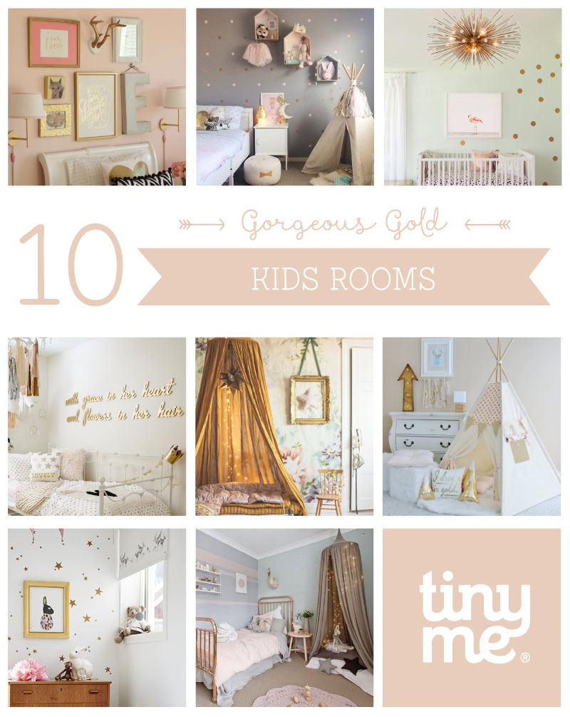 10 Gorgeous Gold Kids Rooms