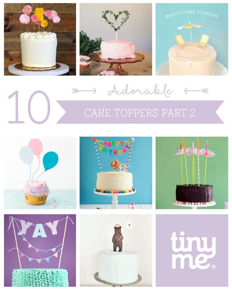10 Adorable Cake Toppers Part 2
