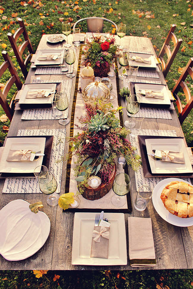 10 Thanksgiving Table Settings