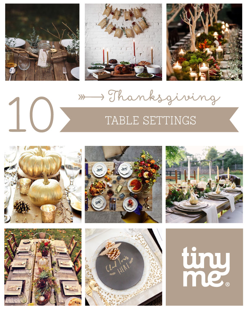 10 Thanksgiving Table Settings