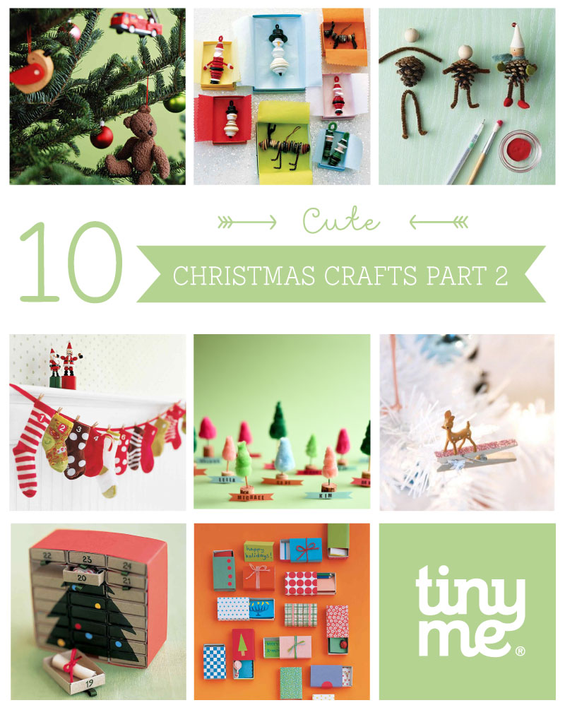 10 Cute & Festive Christmas Crafts Part 2