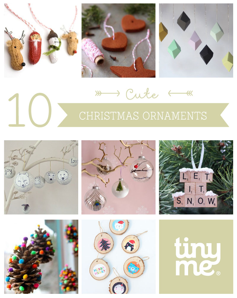 10 Cute Christmas Ornaments