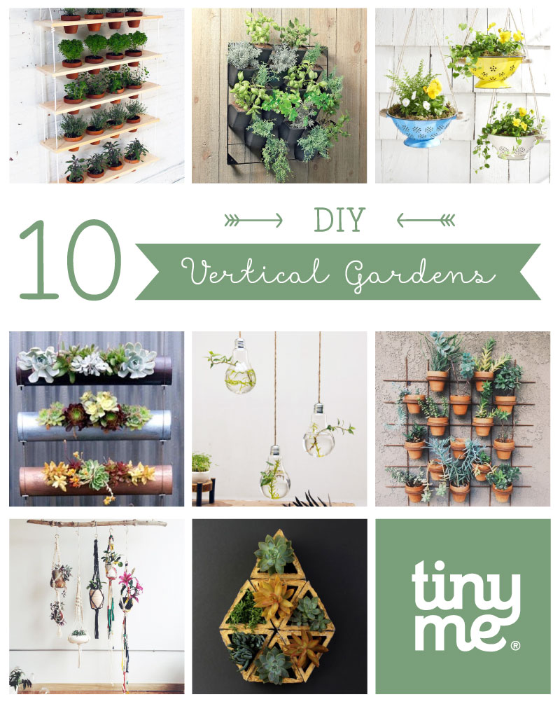 10 DIY Vertical Gardens