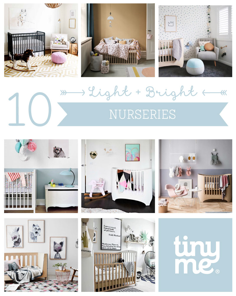 10 Light & Bright Nurseries