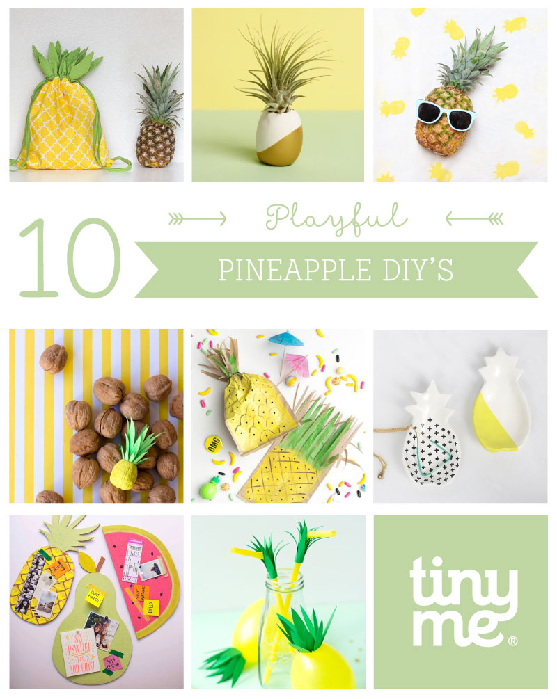 10 Playful Pineapple DIY's
